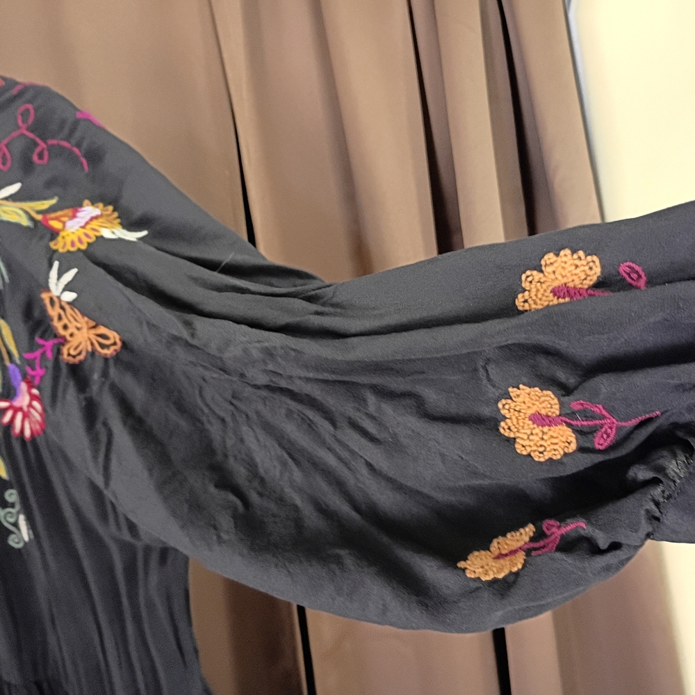 Comfortable Johnny Was Worshop Embroidered Dress XL - Picture 6 of 9
